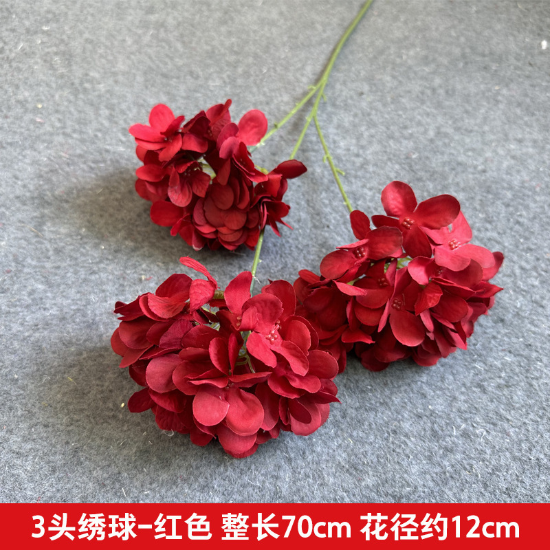 造花のアジサイのウェディングシーン装飾、花束、造花ブーケ、アジサイの造花、造花ブーケ、造花|undefined