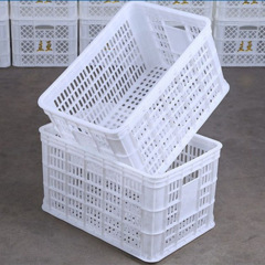 クリスタルターンオーバーバスケットプラスチックバスケット長方形中空フルーツバスケット野菜バスケット輸送箱積み重ね可能な熟したプラスチックバスケット