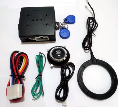 Car Hidden Lock Anti-Theft + – Car anti-theft device - new-shell-4-prong-button-english