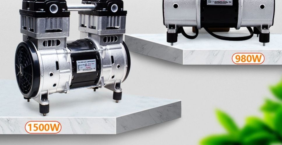 Oil-Free Silent Original Air Compressor Head Motor Vacuum Pump 220V Air Pump Head Air Compressor