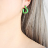 Trend fresh earrings, cute cleaner, fashionable accessory, Japanese and Korean