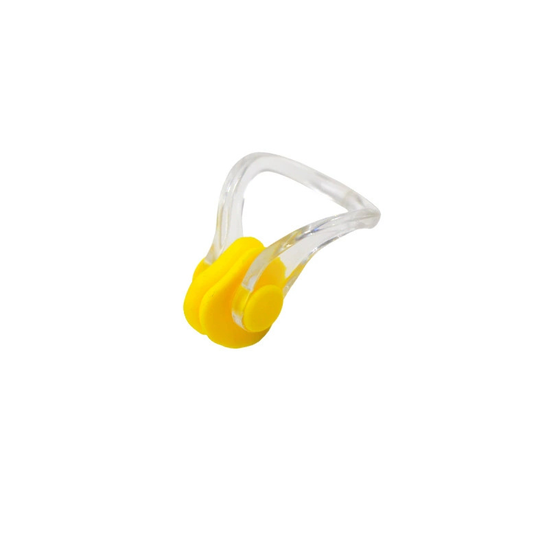 Bolsa de clip de nariz de natación 10 colores un paquete de suministro transfronterizo para adultos y niños impermeable antideslizante clip de nariz de silicona fábrica directa