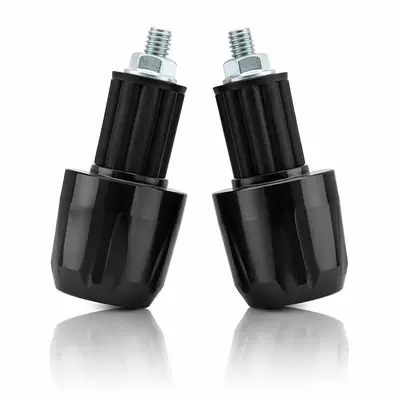 Cross-Border Motorcycle Modified Cnc Anti-Fall Handlebar End Caps Suitable for Yamaha Nmax 155/125 Universal Handlebar Plugs (Motosiklet ləvazimatları və aksesuarları) - black