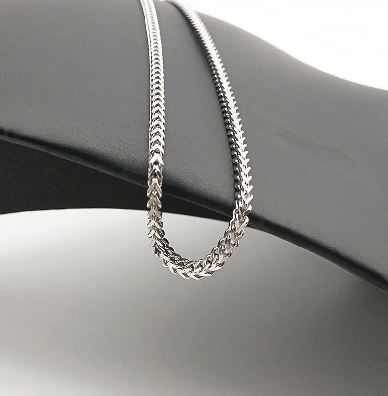 Stainless Steel Chain Necklace Thick Fish Scale Link Jewellery_voghion.com