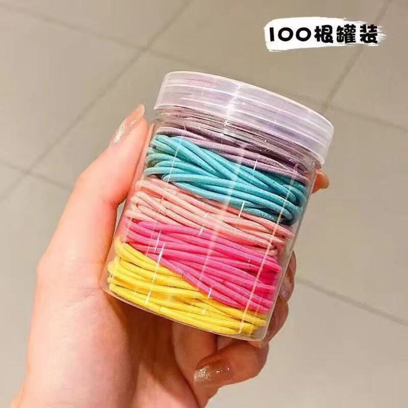 发绳发圈女简约高马尾不伤发高弹力一次性橡皮筋皮套头绳头饰发饰|undefined