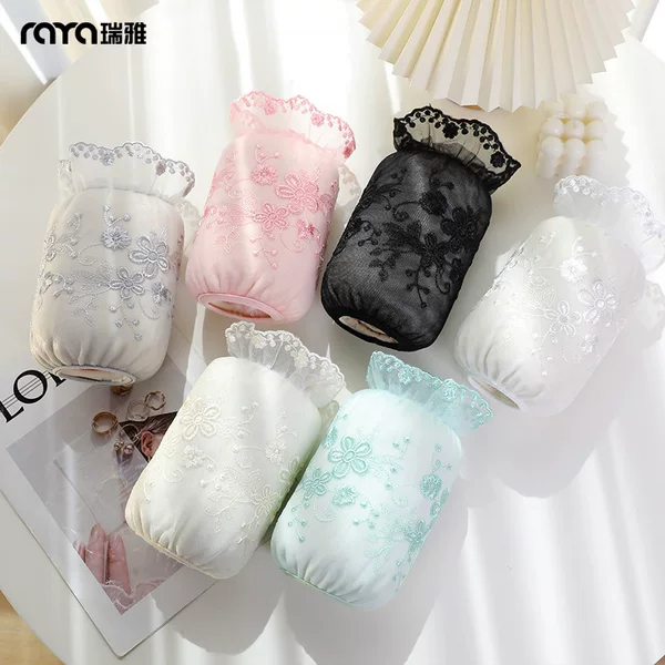 Ruiya Lace Sleeves for Women, Cute Short Mesh Sleeves, Winter Sleeve Covers to Prevent Dirt, Suitable for Students and Office Work