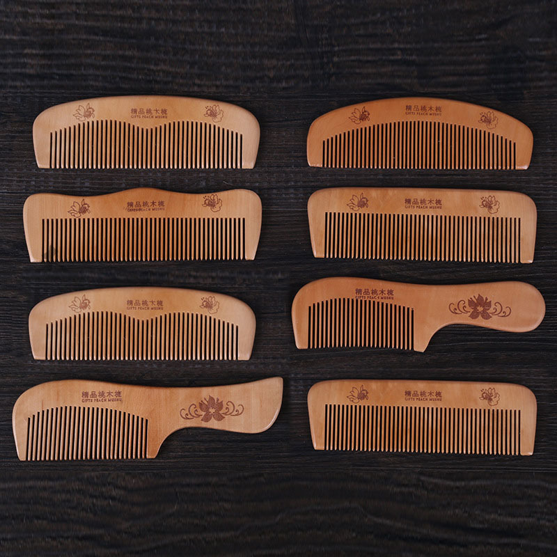 Artesanía grande peine de melocotón dos yuanes tienda de decoración de playa de regalo al por mayor peine de melocotón