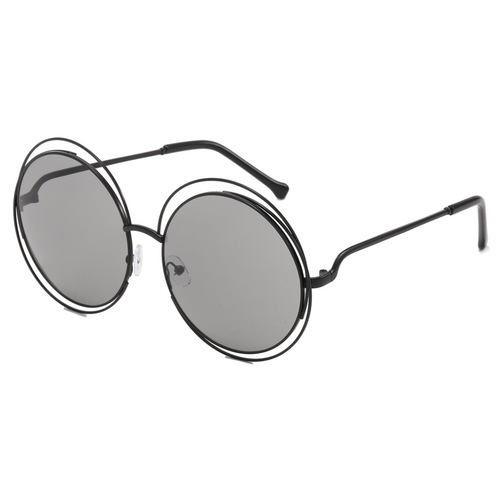 8048 upgraded version of the popular oversized round retro hollow sun glasses with gradient color, a face-shaping wonder.