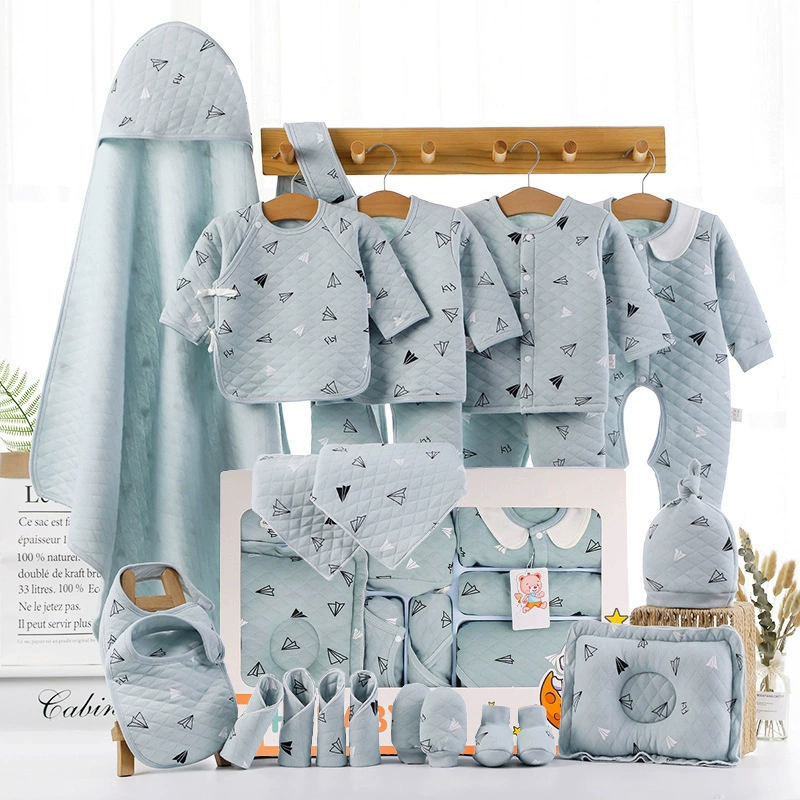 Подарочная коробка Baby Gift Box Set, 18–22 предметов одежда для новорожденных унисекс демисезонная, подарочная коробка со стеклом