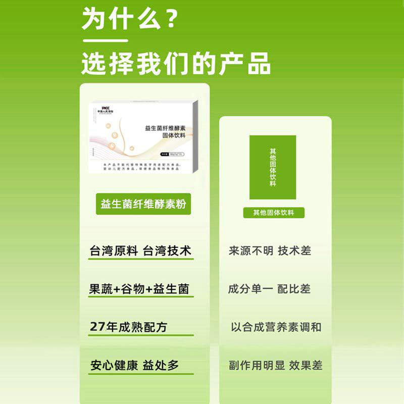 Taiwan-Style Fruit & Grain Enzyme Powder (果蔬酵素粉) — Probiotic & Fiber Solid Drink Mix key features