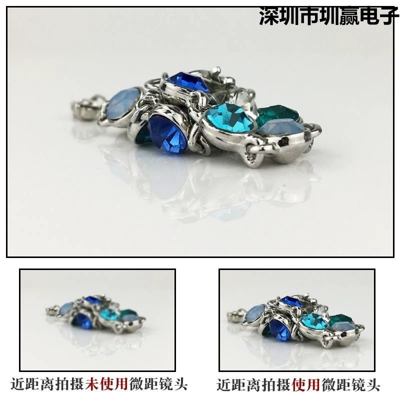 Mobile phone, lens, magnifying glass, 52mm, 10 times increase