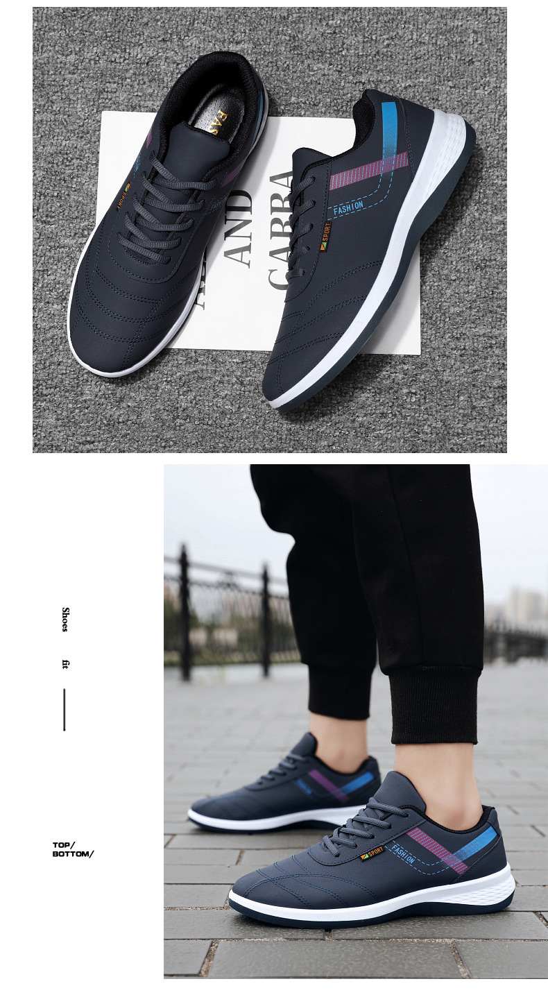 Herren Lederschuhe Sneakers Mesh Stoff Rutschfeste Bequeme Atmungsaktive Schuhe Sneakers_voghion.com