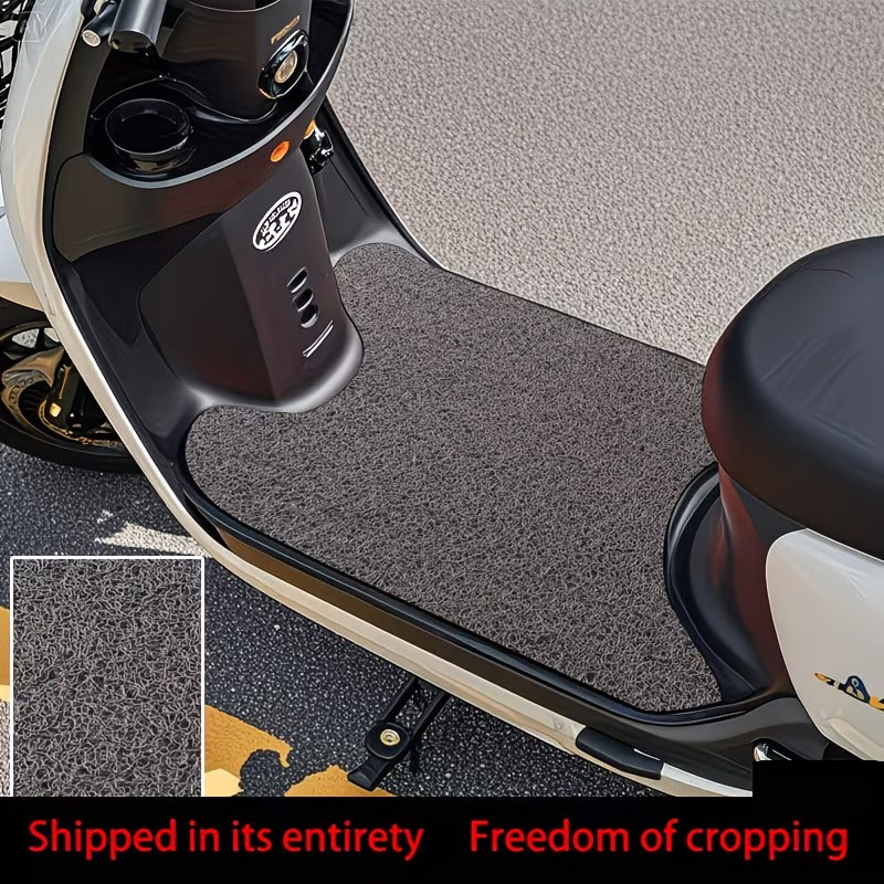 Electric Vehicle Foot Mat Dust Removal All-Season Universal Type Wire Loop Cut Electric Scooter Pedal Mat Thickened Electric Motorcycle Mat Foreign Trade Wholesale