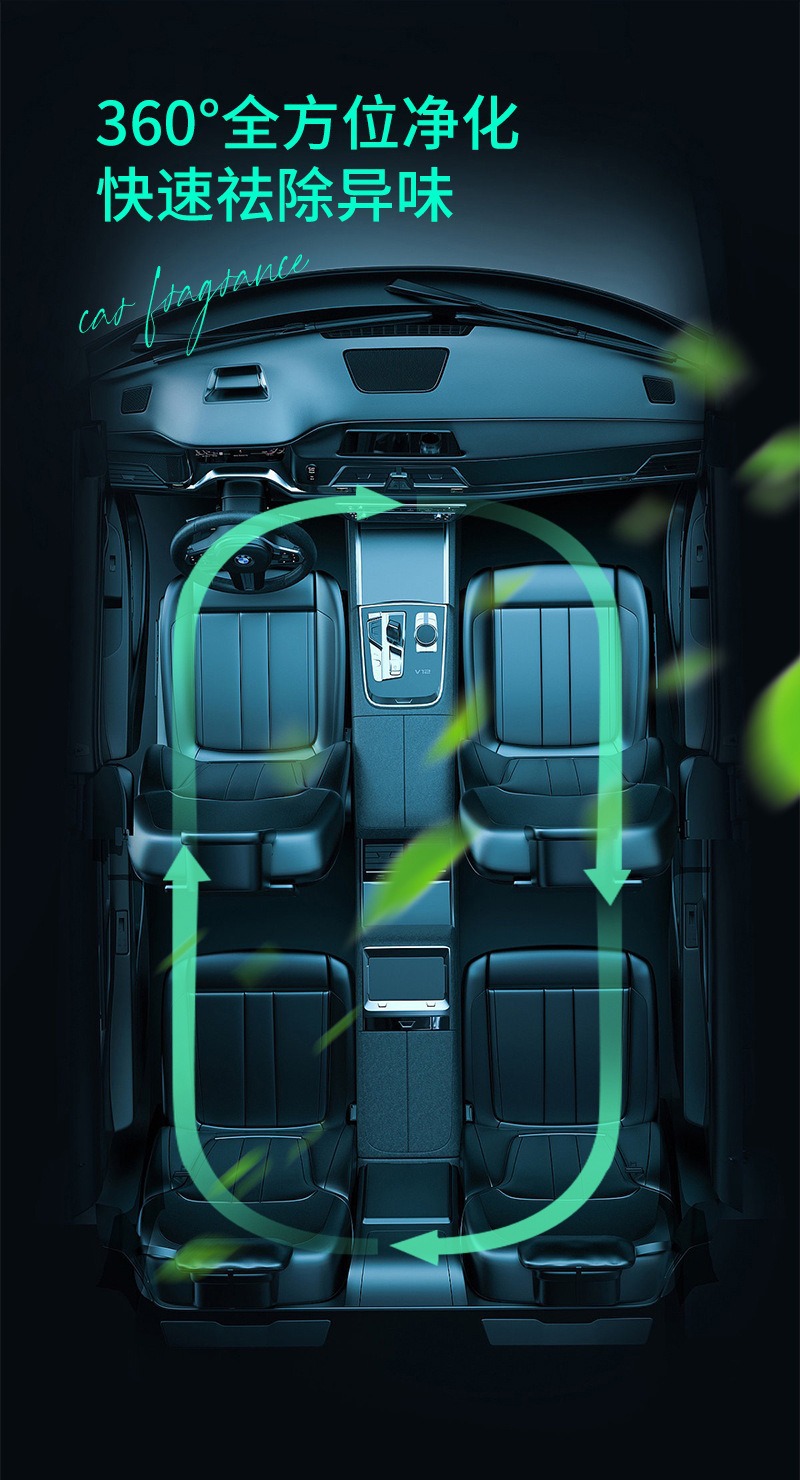Car Electric Aromatherapy Automatic Spray Car Perfume Car Humidifier Car Fragrance Intelligent Fragrance Aromatherapy Machine