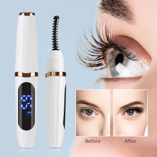 Cross-border New Electric Eyelash Curler Lasting Stereotype Heating Eyelash Curler USB Charging Portable Eyelash Curler