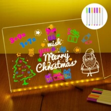 �羳��ԴLED note Board �ǿ����ƹ⻭д�崴��̨����д�ƹ��