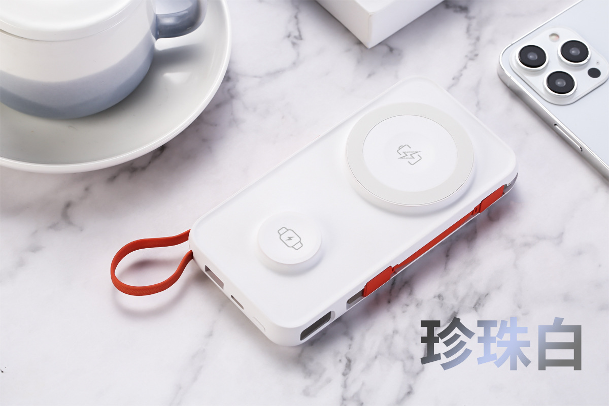 3C inalámbrico magnet charger 10000mAh reloj teléfono con cable de carga rápida fuente de alimentación compacta y portátil