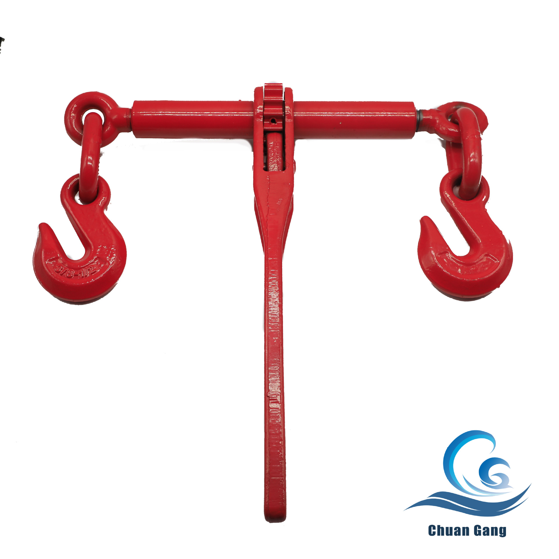 双钩链条收紧器 模锻紧索具  锻造棘轮拉紧器 （3/8''-1/2''）