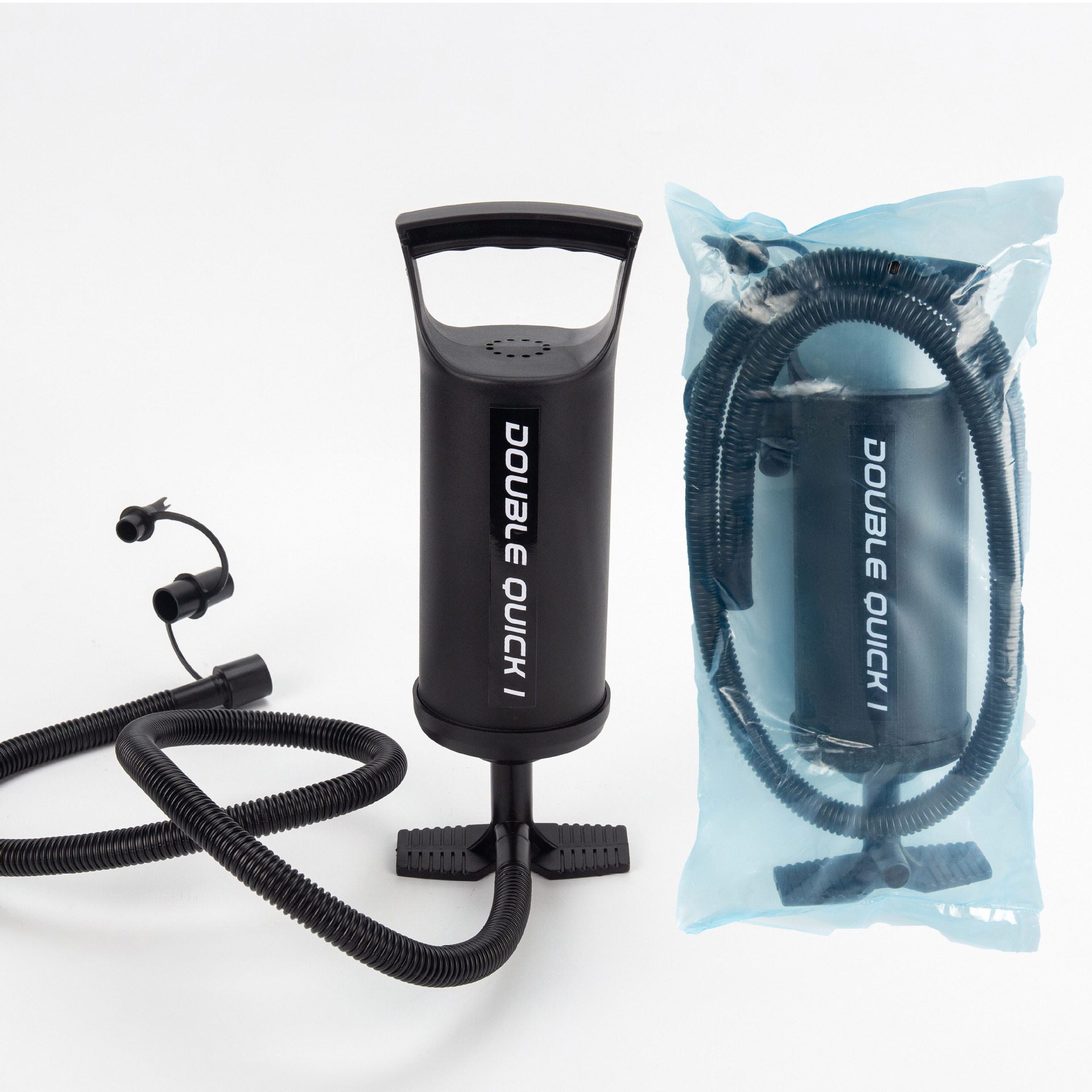 12-inch hand pump, pull-type air pump, manual air pump, tire inflator, air pump for airbeds and airboats, wholesale