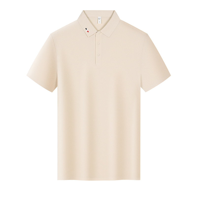 Camiseta de solapa de manga corta de golf que no deja marcas Camiseta de polo para hombre de lujo ligero de alta gama Camiseta de polo de secado rápido deportiva personalizada