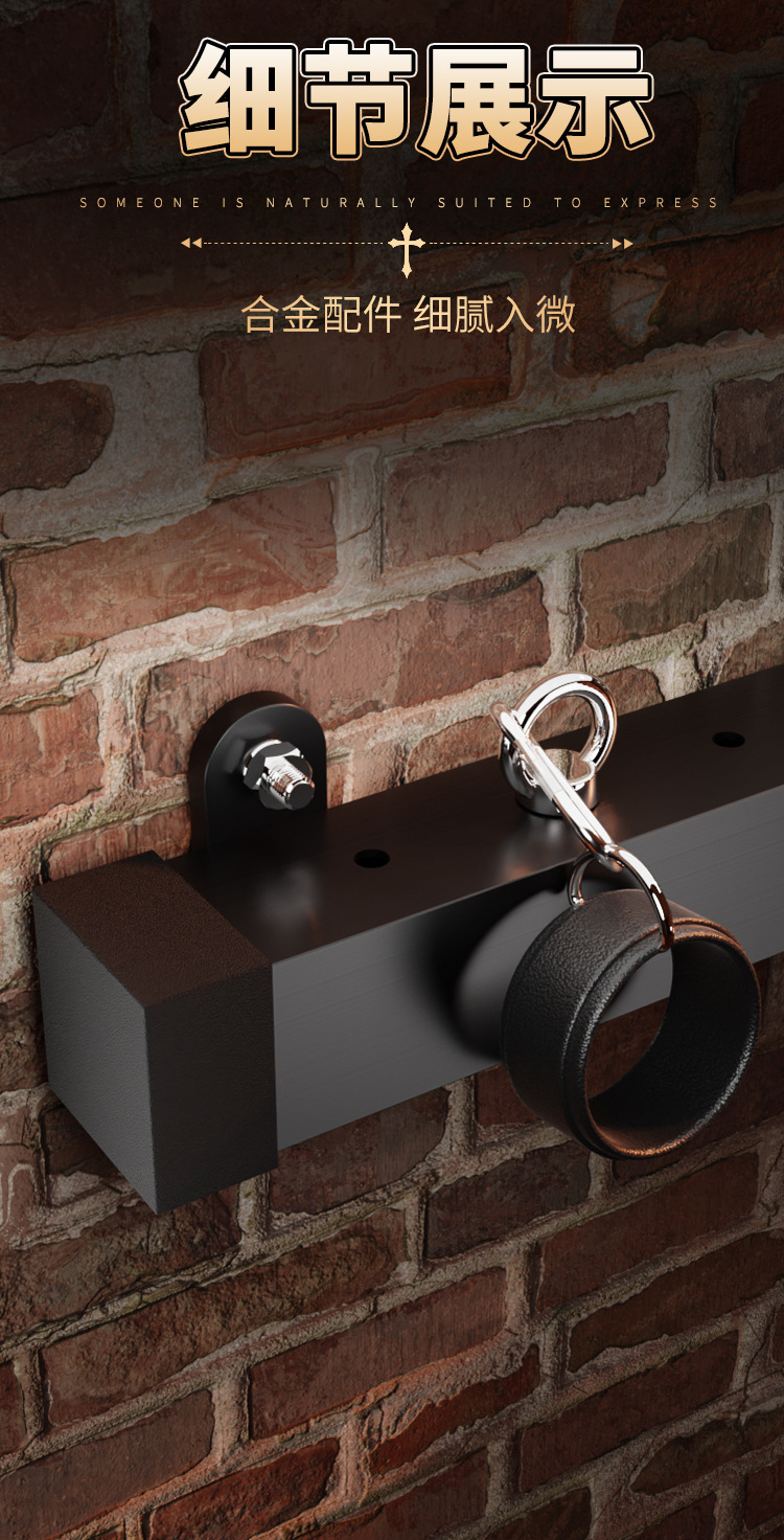 Adult Bondage Kit with Breast Clamps, Hand and Foot Cuffs, and 10m Black Rope — detail image 23