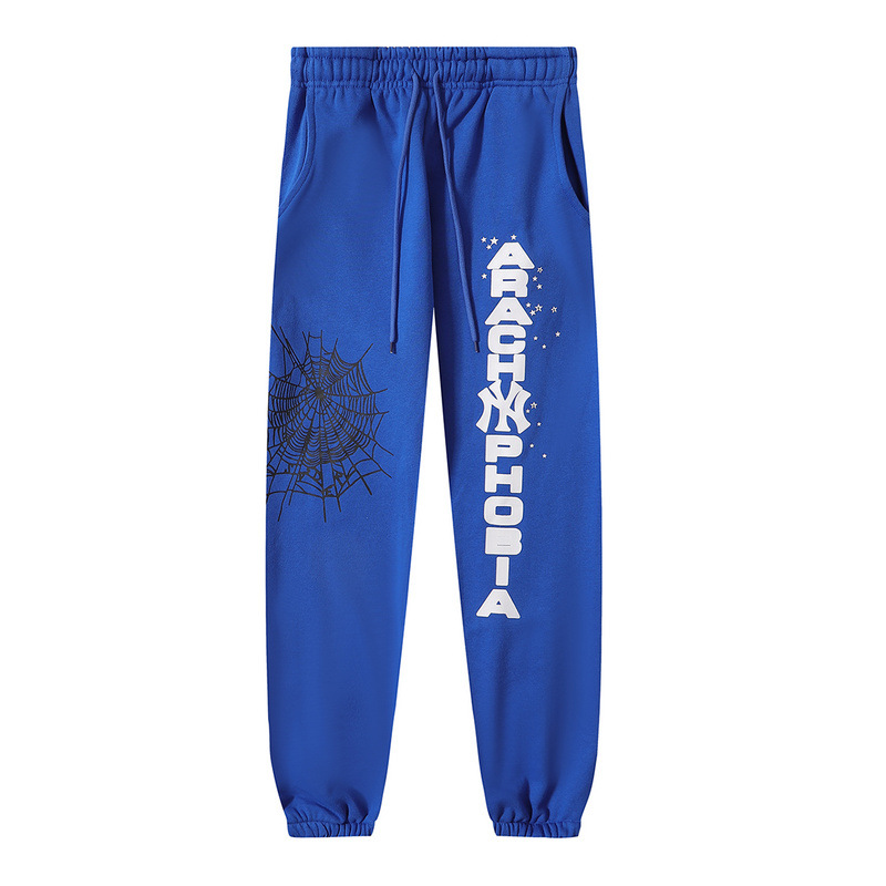 Venta al por mayor europea y americana hip hop cantante mismo estilo burbuja pelo carta 555555 impreso hombres y mujeres pareja suéter con capucha traje