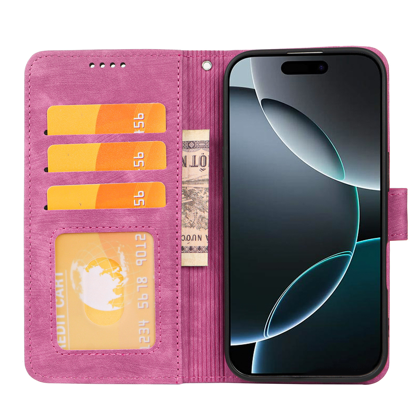 110g Weight iPhone Applicable Brands Phone Cases Classification Pu Leather Material Solid Color Pattern Simple Style Style Purple, Green, Blue Color Pu Leather Solid Color Simple Style Phone Cases Phone Accessories 1