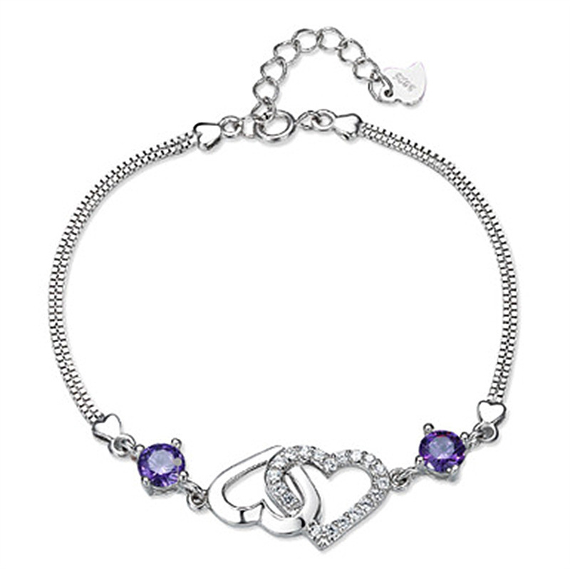 Cute fashionable bracelet heart-shaped heart shaped