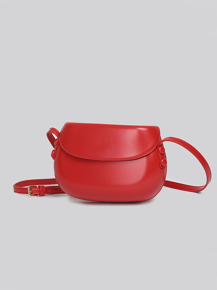 Nei Sattel trendy Mini Moud Casual Broscht Solid Pressed Shell Candy Color Nisch Telefonstasch fir Fraen_voghion.com