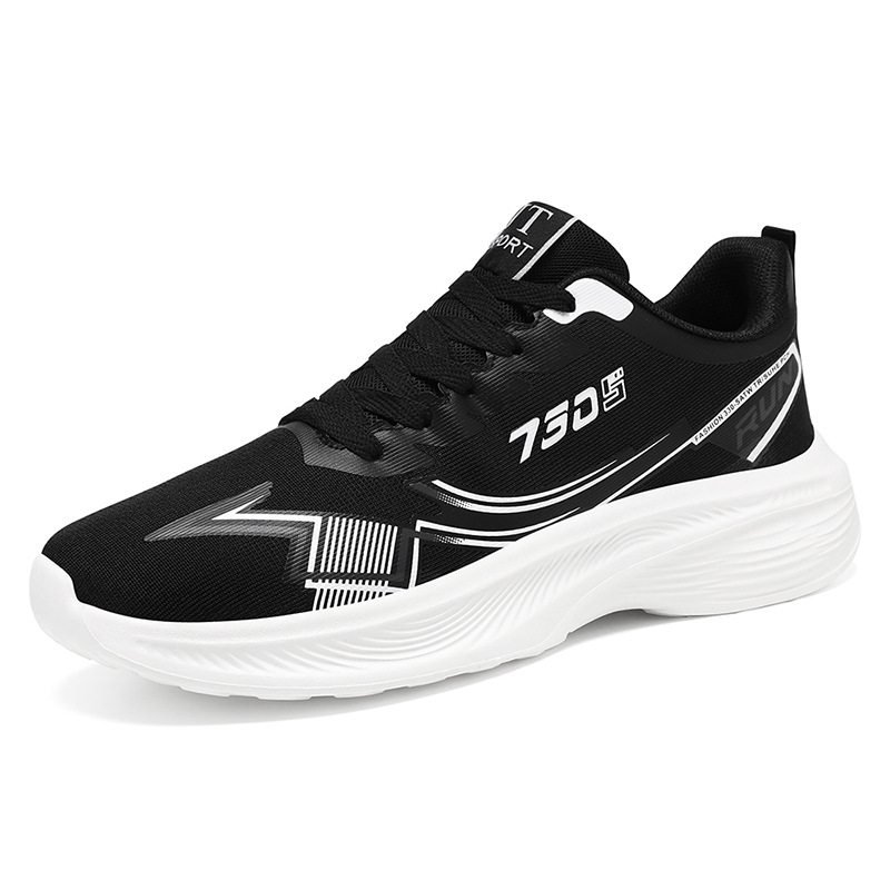Hombre B-AT119 Blanco y Negro (bolsa con cremallera PE)