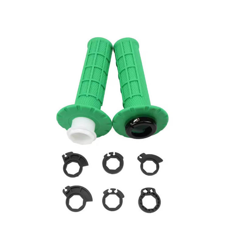 Universal Off-Road Motorcycle Handlebar Grip Set, Anti-Slip Soft Rubber Cover with Self-Locking Function, G2