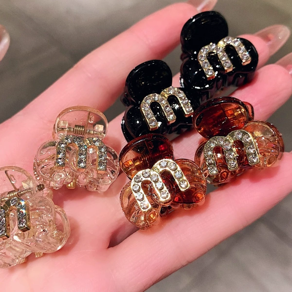 Маленькая заколка для волос, аксессуар для волос, Crab-pin, челка, стиль высокого качества