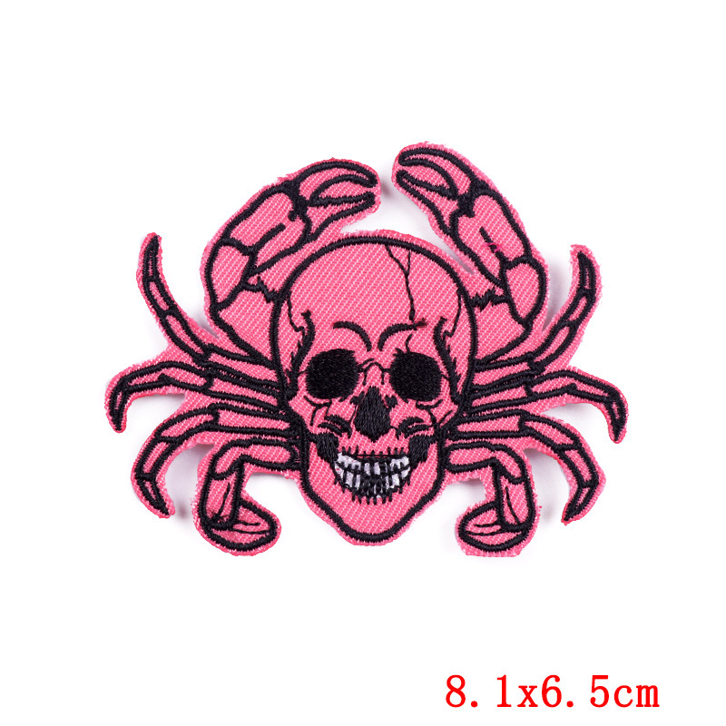 Punk Heart Shape Skull Cloth display picture 5