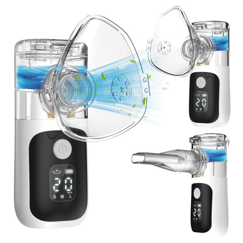 跨境出口英文版智能数显手持雾化器nebulizer儿童家用便携式雾化|undefined