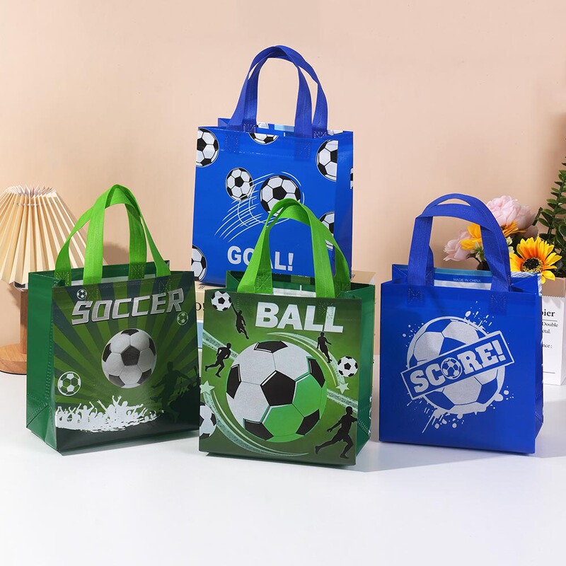 Non-Woven Fabric Bag World Cup Football Themed Tote Bag Shopping Bag Party Gift Laminated Gift Bag Children's Birthday Non-Woven Fabric Bag World Cup Football Themed Tote Bag Shopping Bag Party Gift Laminated Gift Bag Children's Birthday