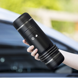 Mini coffee machine car dual-use coffee machine car pressure coffee machine espresso coffee machine fashion coffee machine