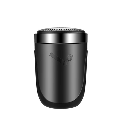 Yi Ju round car ashtray Wholesale automatic lighting stainless steel liner car ash collection box manufacturers (Car ashtray) - car-ashtray-no-pattern