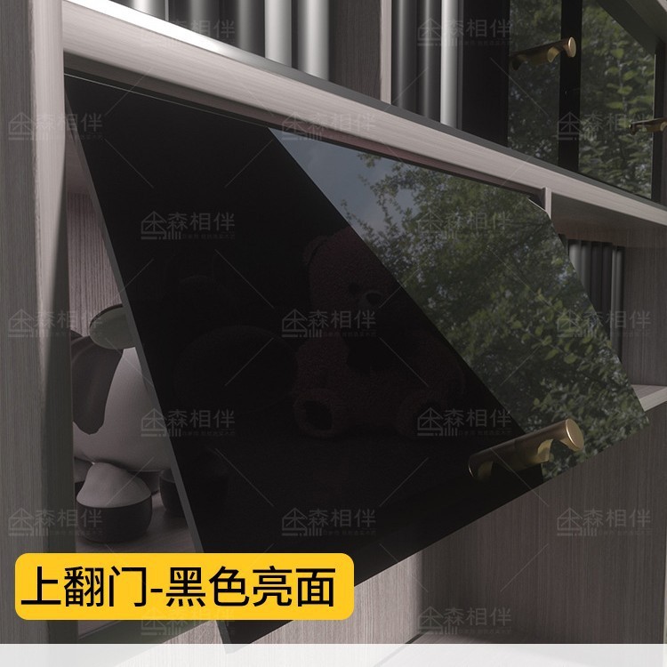 门面板亚克力玻璃打孔全屋简易小柜子加装橱柜门自装免门板|undefined