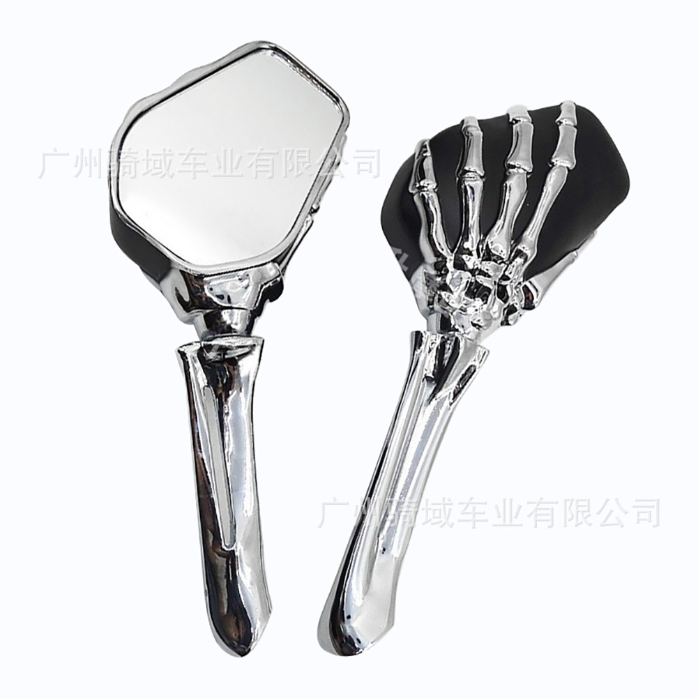 Wholesale Harley Skull Hand Sports Bike Street Bike Modified Rearview Mirrors Motorcycle Accessories Reversing Mirrors Motorcycle Mirrors
