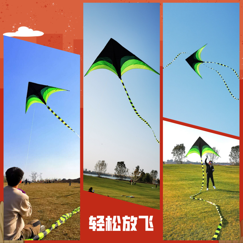 WEIFANG Kite New Grassland Kite Adult and Children Kite with Kite String Easy to Fly in Light Wind Factory Wholesale