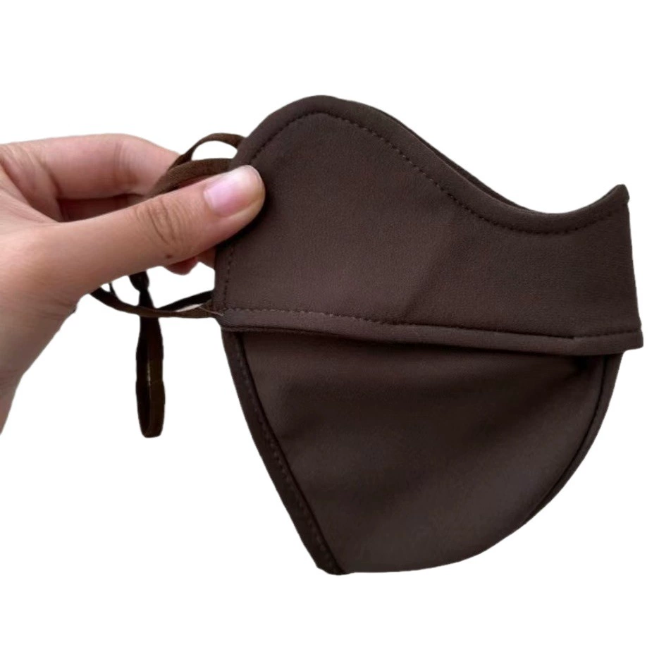 В наличии осенне-зимняя женская Высококачественная 5D трехмерная Солнцезащитная маска с рыбьей костью, теплая угловая маска для глаз, которую можно стирать без натирания макияжа