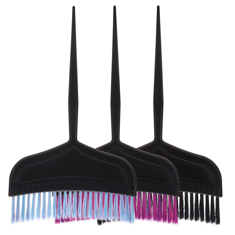 Juego de Herramientas para Teñir Cabello de 3 Piezas Capa Cepillo y Tazón para Uso Doméstico