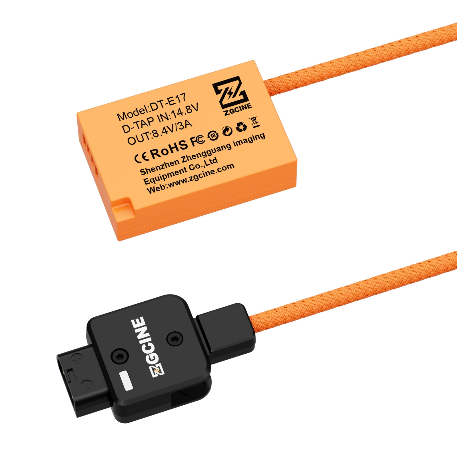 Заграничная версия D-TAP-E17 от ZGCINE, виртуальная батарея подходит для Canon R50 R8 R1 m6 2 R10 200D