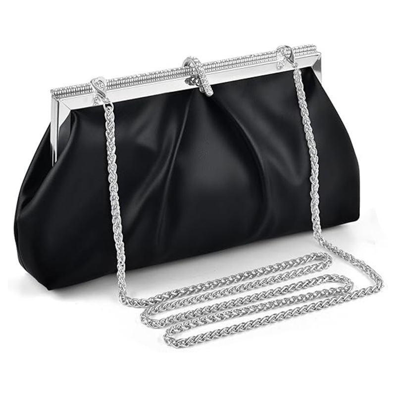Cross-Border Chain Clutch Bag For Women, Evening Party Purse For Qipao And Gowns, Princess Style Handbag - Thumbnail 4