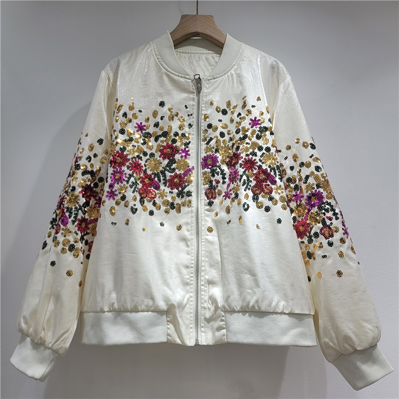 2026 primavera nuevo estilo extranjero de alto nivel chaqueta casual bordada retro chaqueta de nicho chaqueta de béisbol