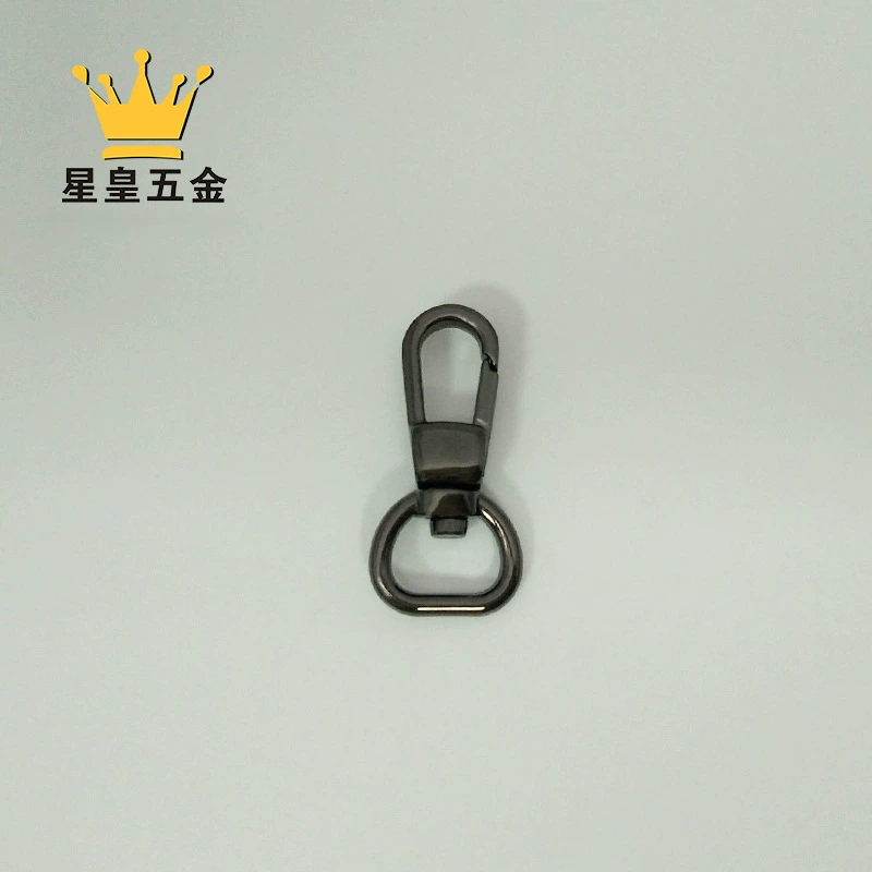 Фабричная продажа 4-точечный крюк-б buckle внутренний диаметр 13 мм вращающийся крюк хвост D-образная пряжка для сумки соединение лямки