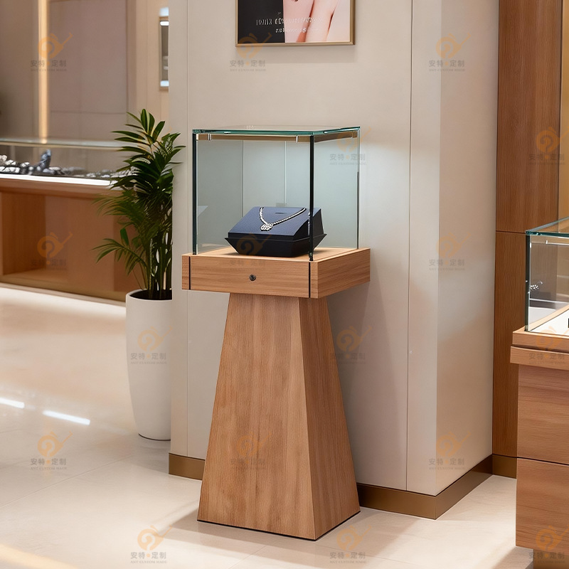 产品样品玻璃展示柜珠宝首饰眼镜陈列柜手办中岛博物馆展柜烟柜台