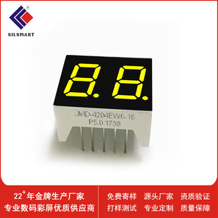 0.4-Inch Two-Position High-Brightness White Light Led Digital Tube 2-Position Digital Display Module Digital Color Screen Led Digital Display Tube