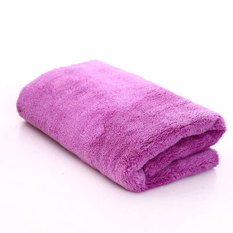 Toallas gruesas de lana de coral color suave absorción de agua toallas gruesas no fáciles de caer toallas de lavado de automóviles toallas al por mayor