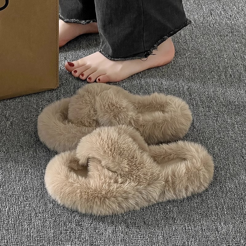 [교차 두꺼운 바닥 4CM] 카키스